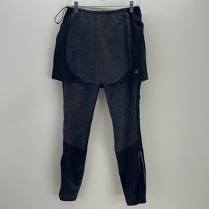 SKIRTSPORTS skirt leggings warm ice skating running workout gray black